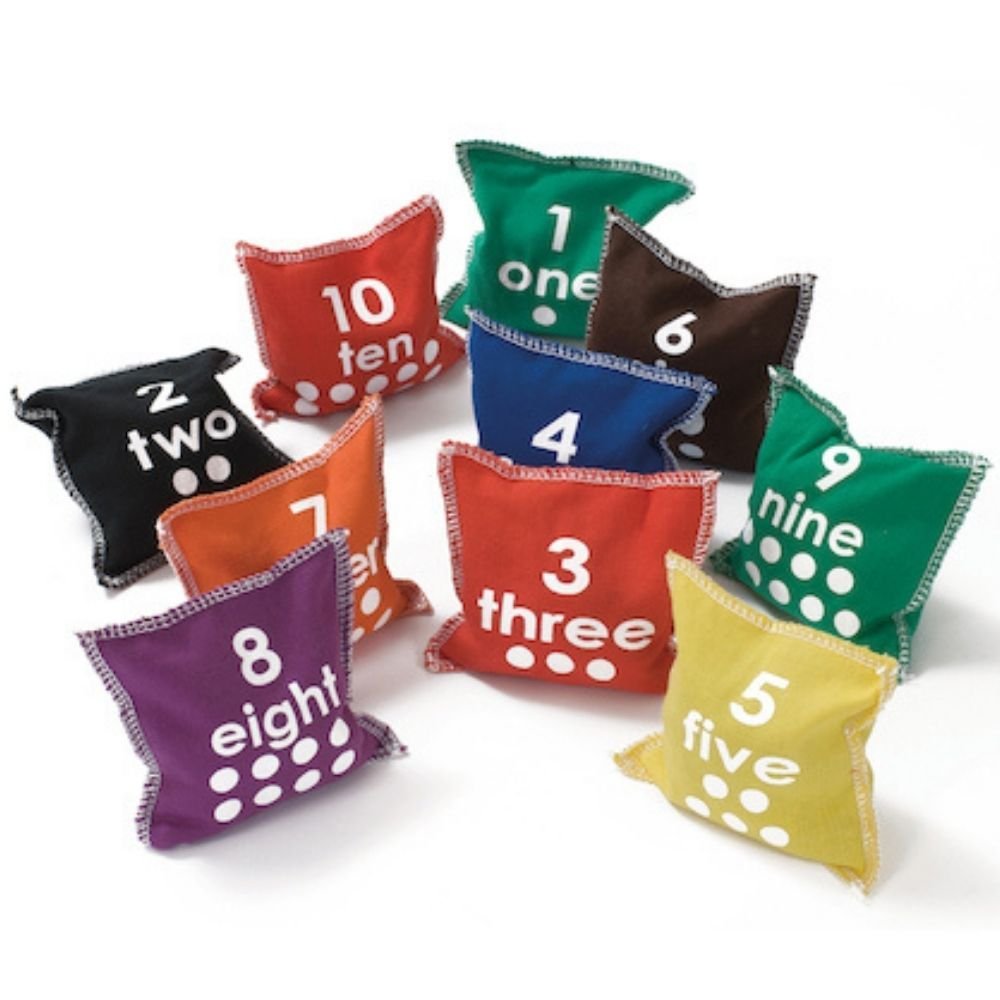 Number & Dot Bean Bags Pk10, Number & Dot Bean Bags Pk10,Throwing bean bags,Number bean bags,Children's bean bags, Number & Dot Bean Bags Pk10,Numbered Bean Bags come in a set of 10 bright colours that are numbered and dotted visually stimulating the user. The Number & Dot Bean Bags Pk10 are great for throwing and catching games but most of all they are perfect for number games. These educational Number & Dot Bean Bags will develop fine motor skills as you ma,Number & Dot Bean BagsNumbered Bean Bags come in