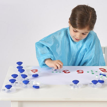 Number Paint Stampers - Pk26, Number Stampers - Pk26, Numeracy resources, TTS numeracy resources, TTS classroom resources, TTS price match, Number Paint Stampers - Pk26,Number Stampers - Pack of 26 The Number and Dot Stampers Set is a hands-on educational tool designed to enhance number recognition and fine motor skills in young children. Ideal for children aged 3 and up, this versatile set brings an interactive and creative twist toNumber Stampers - Pack of 26 The Number and Dot Stampers Set is a hands-on 