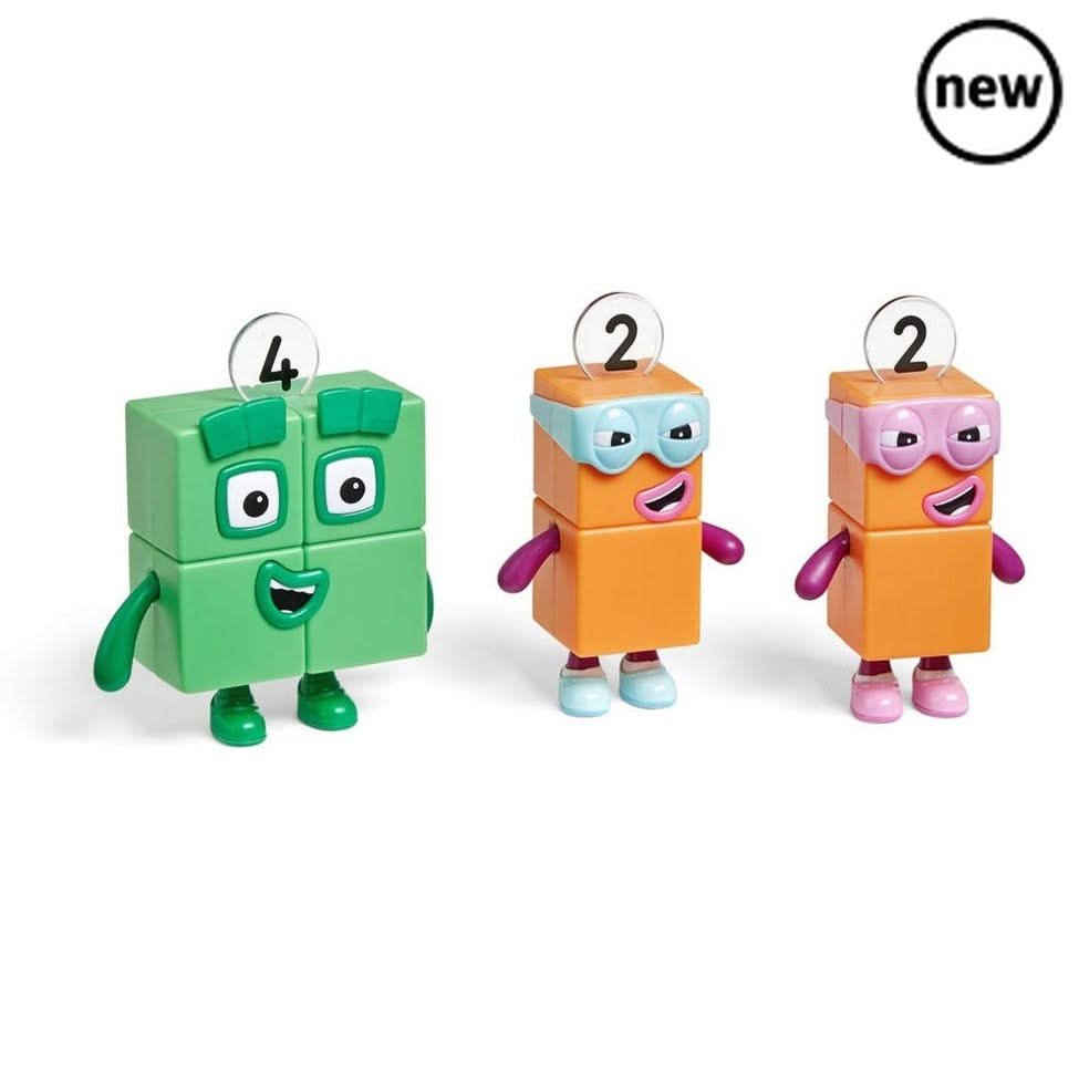 Numberblocks Four and the Terrible Twos, Numberblock Four and the Terrible Twos,Learning Resources Numberblocks figures,Numberblocks toys,Numerblocks resources, Numberblock Four and the Terrible Twos,Numberblock Four and the Terrible Twos – Bring Numberland Adventures to Life! Delight your child with the Numberblock Four and the Terrible Twos collectible figures, inspired by the beloved characters from the hit CBeebies series, Numberblocks. Perfectly designed for imaginative play and hands-on learning,Numbe