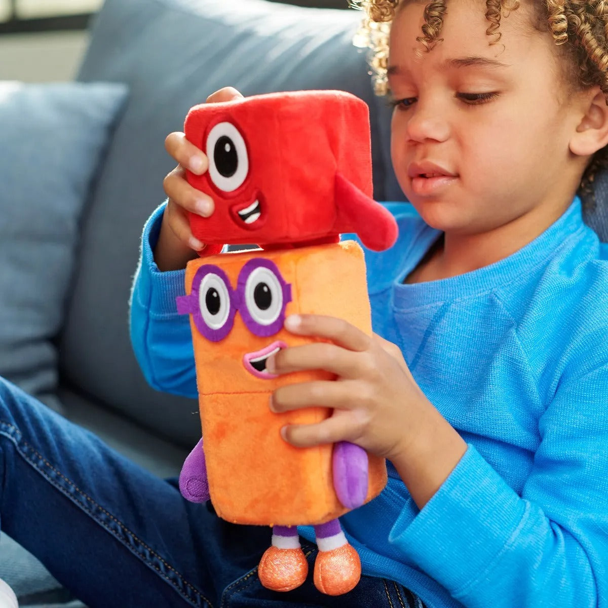 Numberblocks One And Two Playful Pals, Bring the on-screen magic of the Numberblocks to life for young fans of the award-winning CBeebies TV series with the Numberblocks One and Two Playful Pals plush toys. Made from super-soft plush fabric and with embroidered features, they’re ready for cuddles and snuggles. These plush toys are stuffed with high quality foam to keep their shape, with securely attached limbs, and will be fun, cuddly companions for years to come. Spark your child’s imagination with these f