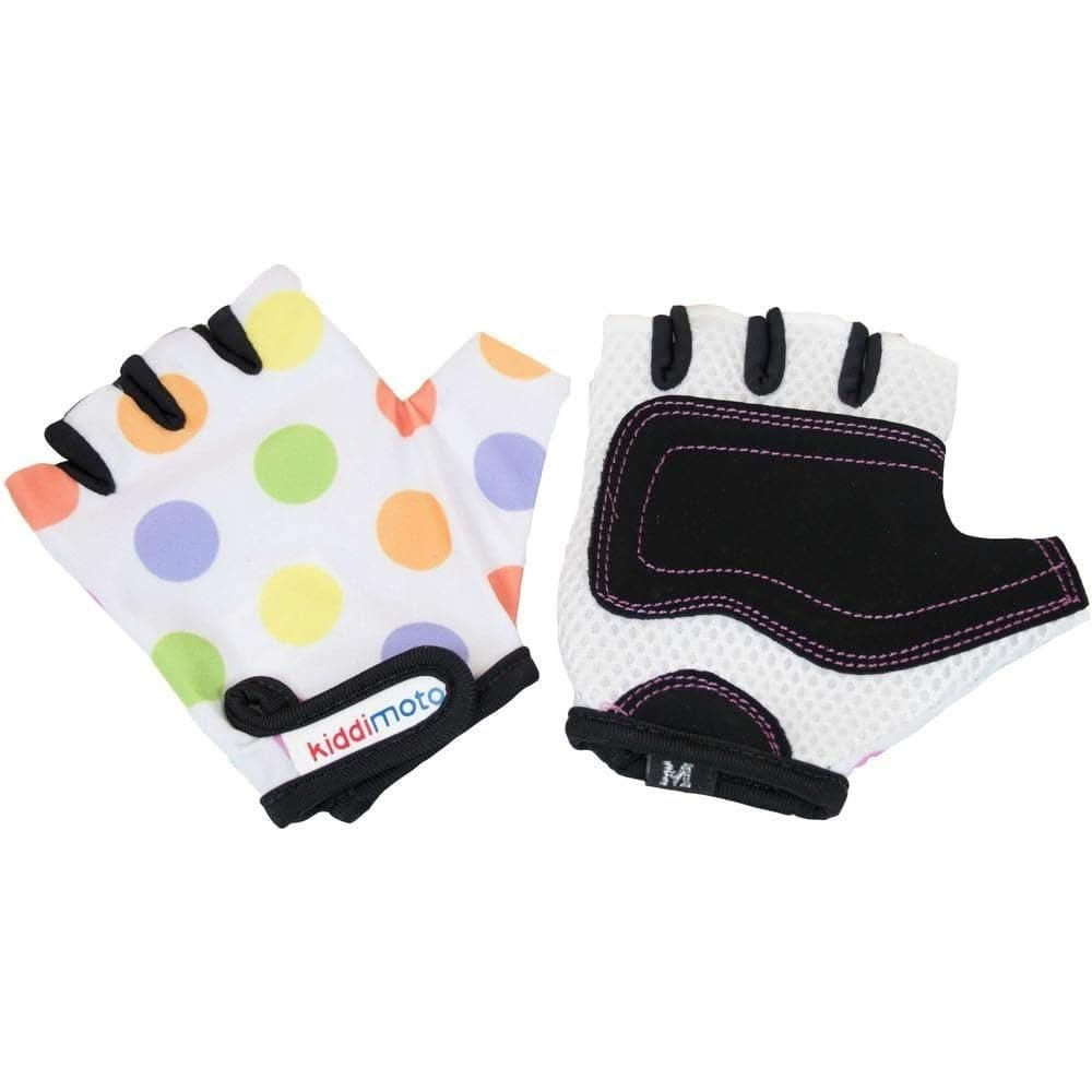 Pastel Dotty Childrens Cycling Gloves, Pastel Dotty Cycling Gloves,Children's wheelchair gloves,early years trikes,childrens trikes,baby trikes,toddler trikes, Pastel Dotty Childrens Cycling Gloves,Pastel Dotty Children's Cycling Gloves Protect little hands in style with the Pastel Dotty Children's Cycling Gloves by Kiddimoto, designed to keep young adventurers safe and comfortable. Perfect for cycling, scootering, or wheelchair use, these gloves combine functionality with a charming pastel dot design.Paste