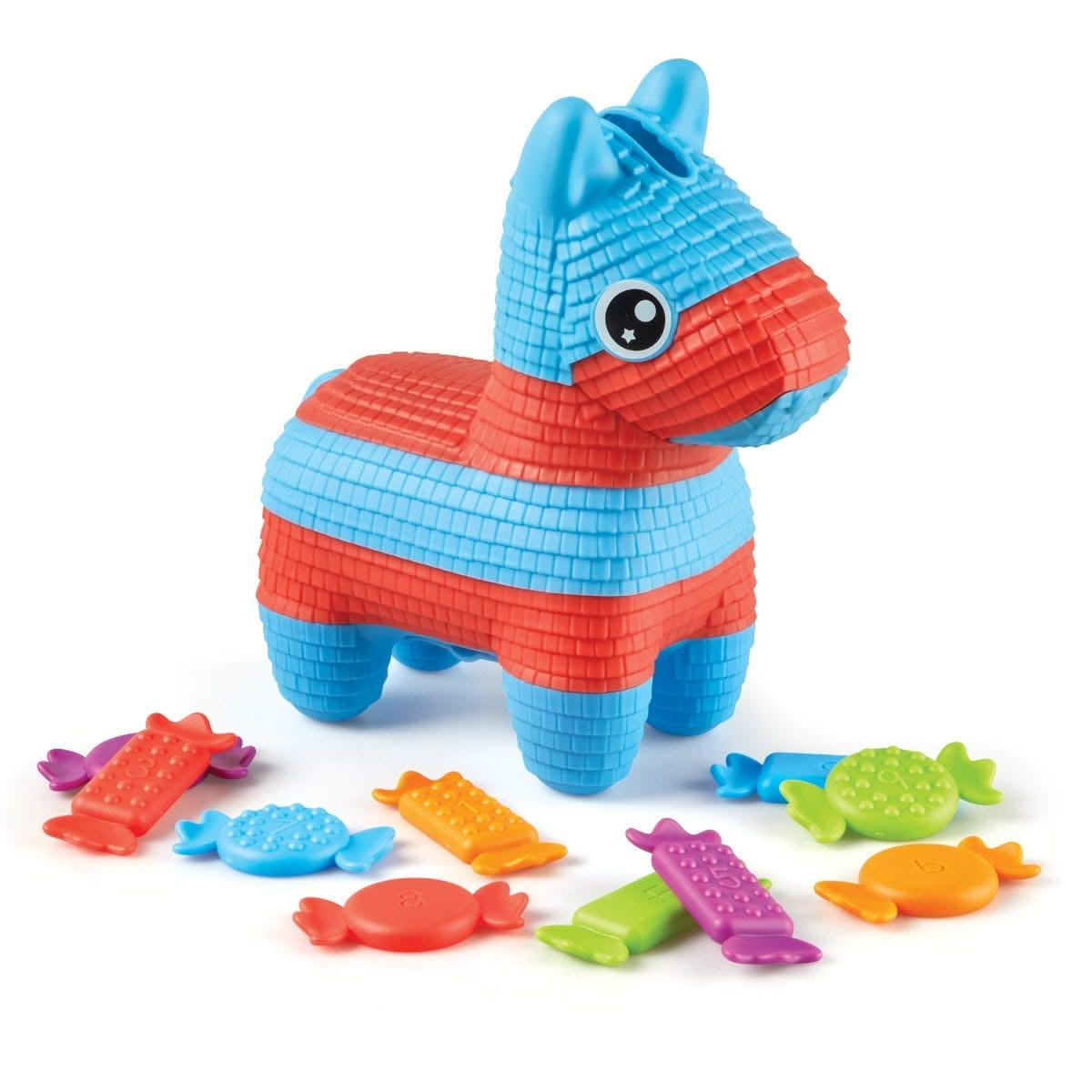 Pia The Fill & Spill Pinata, Pia The Fill & Spill Pinata,Fine Motor resources,Fine motor tools resources,Fine motor skills toys, Pia The Fill & Spill Pinata,It’s a fine motor fiesta with Pia The Fill & Spill Pinata! As children drop the rainbow coloured play sweets into the back of this colourful, tactile piñata toy, they build fine motor skills such as the pincer grasp through fun play. Drop in the sweets, and then spill them out again! The 10 colourful pretend sweetsIt’s a fine motor fiesta with Pia The F