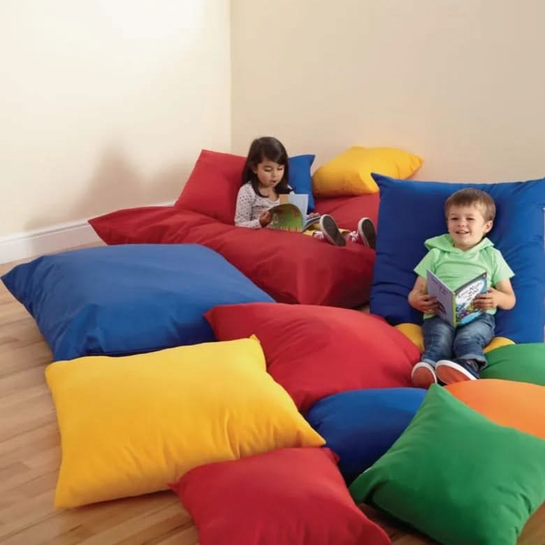 Plain Cushion Large Pack of 4, Plain Cushion Large Pack of 4,sensory room cushion,sensory room beanbag,beanbag,large bean bags,extra large bean bags,floor cushions,floor beanbags,bean bags,cheap beanbags,sensory cushion,rompa cushions, Plain Cushion Large Pack of 4,The large cushions come as a pack of 4, 1 of each of blue, red, green and yellow. The bright and vibrant colours make these the perfect addition to any sensory room,classroom or Early years setting. Children will be drawn to the bold colours and 