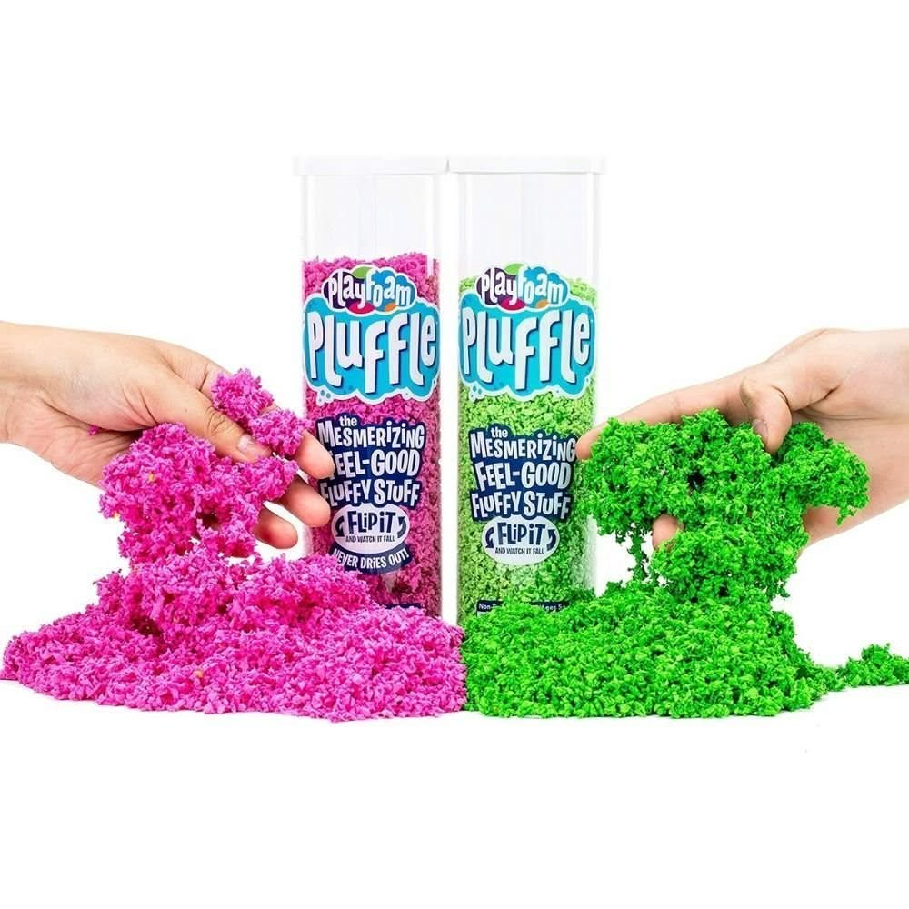 Playfoam Pluffle Pink and Green 2 Pack, Playfoam Pluffle Pink and Green 2 Pack,,Learning resources playfoam,Play Foam,early years resources, educational resources, educational materials, children's learning resources, children's learning materials, teaching resources for children, teaching material for children, Playfoam Pluffle Pink and Green 2 Pack,Playfoam Pluffle Pink and Green – The Mesmerising Feel-Good Fluffy Stuff! Mix together the wonderful creation and squish-sation of Playfoam Pluffle! Bursting w