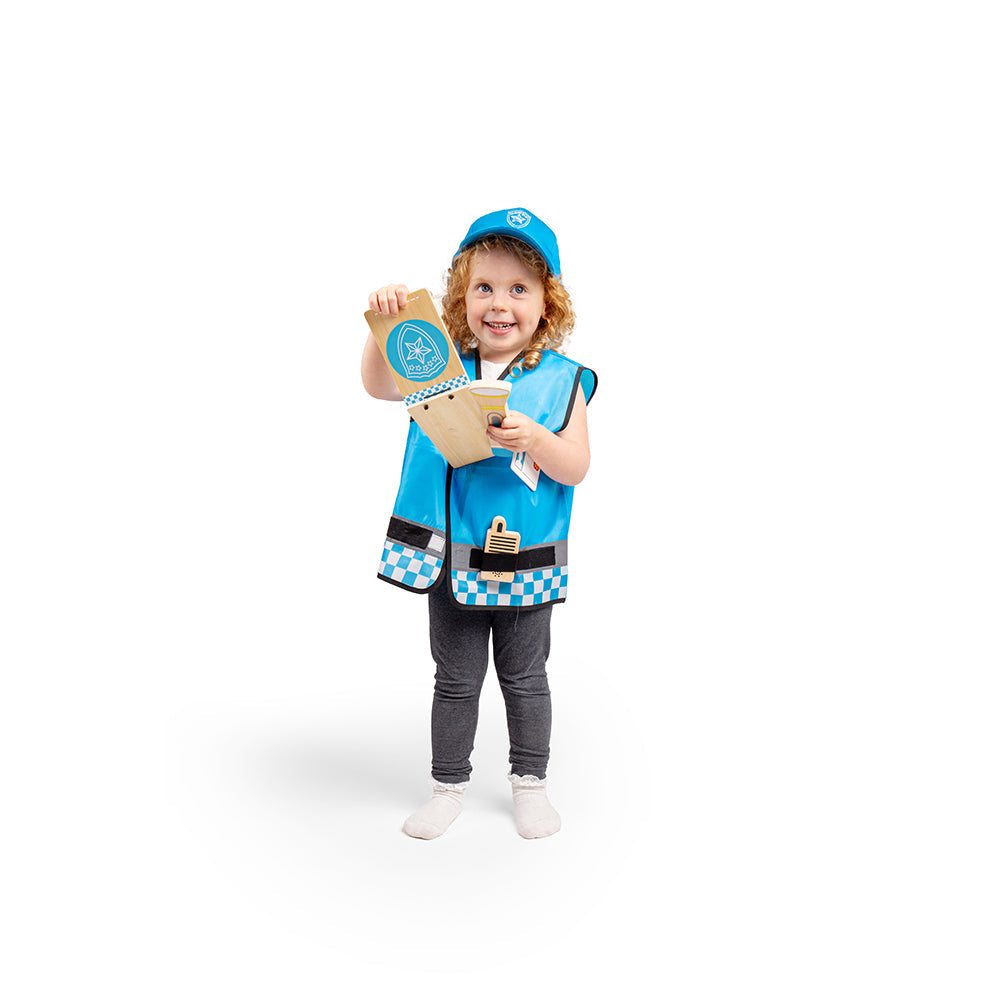 Police Dress Up Costume, Police Dress Up,police costume,police fancy dress,Children's police costume,police costume kids, Police Dress Up Costume,Police Dress Up Set "Stop, Police! You’re under arrest!" Let your little ones step into the exciting role of a police officer with this Police Kids Fancy Dress Costume. Designed to inspire imaginative play, this costume set is perfect for adventures catching baddies and saving the day. Police Dress Up Costume FeaturesPolice Dress Up Set "Stop, Police! You’re under