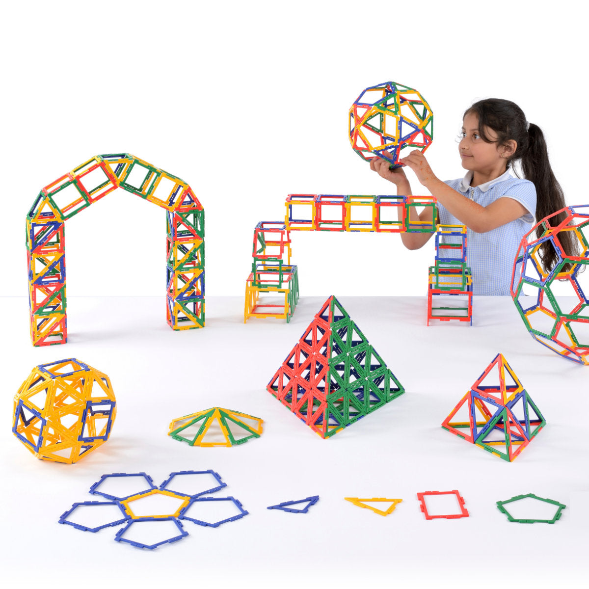 Polydron Frameworks Multi Pack 460 Pieces, Polydron Frameworks Multi Pack 460 Pieces,Polydron toys,Polydron discount code,,building blocks,sensory building blocks,sensory toys,fiddle toys,manual dexterity toys, Polydron Frameworks Multi Pack 460 Pieces,Unleash your creativity and explore the world of structures and geometric solids with the Polydron Frameworks Multi Pack 460 Pieces. This massive set offers endless possibilities for construction and discovery, making it a must-have for any learning environme