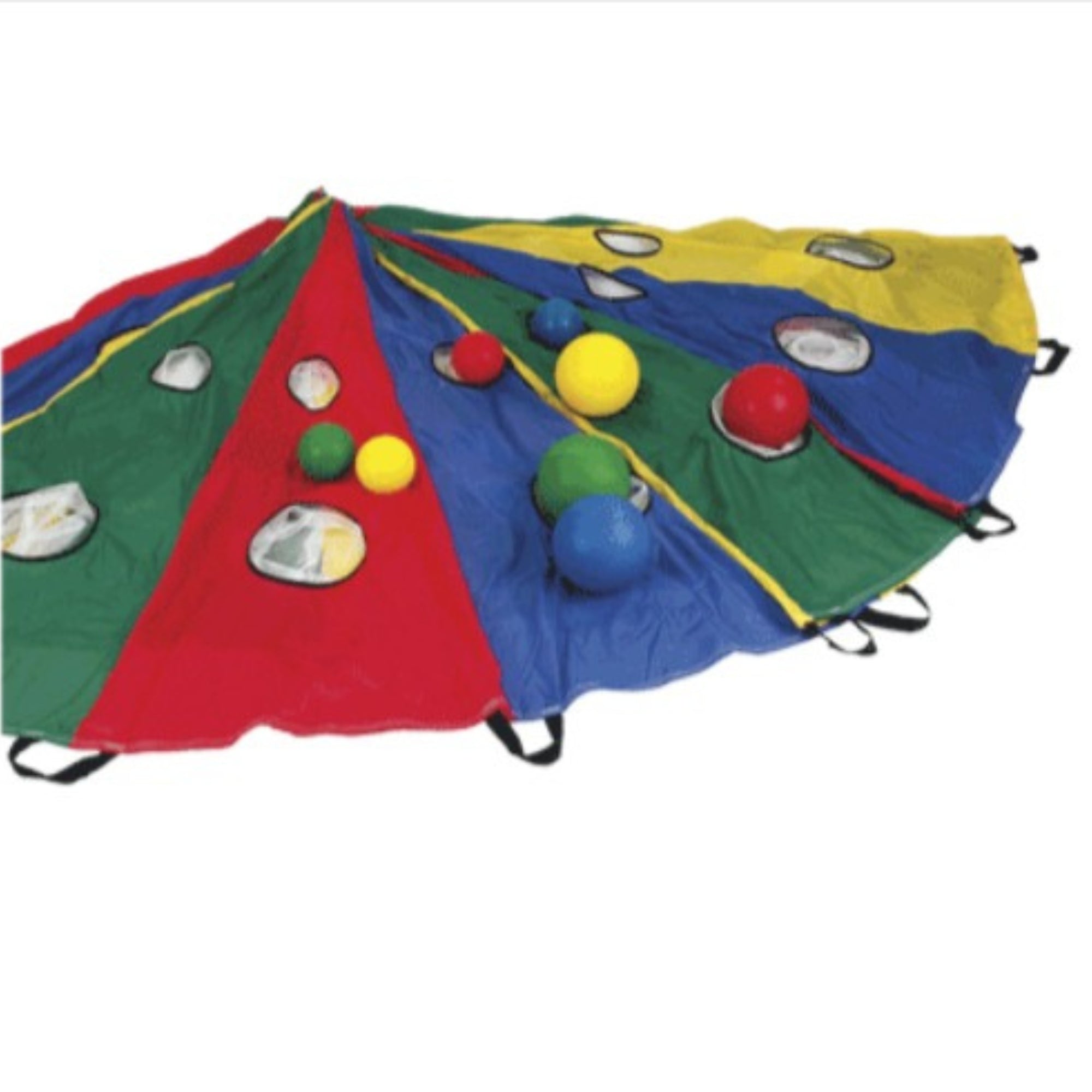 Porthole Parachute Fun Pack, Porthole Parachute Fun Pack,First-play Parachute Fun Pack,Parachute games,parachute toys,special needs parachute games,classroom parachute games,school classroom games, Porthole Parachute Fun Pack,Ignite endless fun and teamwork with the Porthole Parachute Fun Pack – a delightful bundle designed to elevate group activities to new heights of enjoyment and cooperation. This set, a vibrant kaleidoscope of engagement and learning, offers a perfect amalgamation of components aimed at