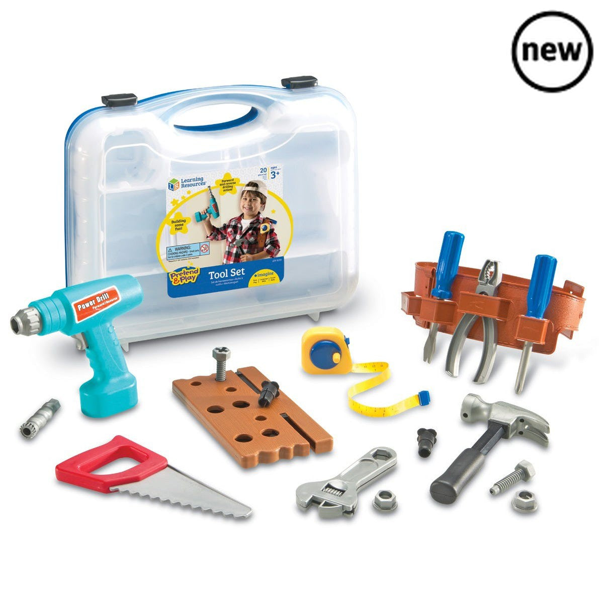 Pretend & Play Work Belt Tool Set, Pretend & Play Work Belt Tool Set,pretend play,children's pretend play, Pretend & Play Work Belt Tool Set,Pretend & Play Work Belt Tool Set Get your little builder ready for a day of imaginative construction fun with our comprehensive Pretend & Play Work Belt Tool Set! This engaging 20-piece playset is perfect for young builders eager to tackle big projects or join in on home improvement tasks alongside Mom and Dad. Featur,Pretend & Play WorkPretend & Play Work Belt Tool S