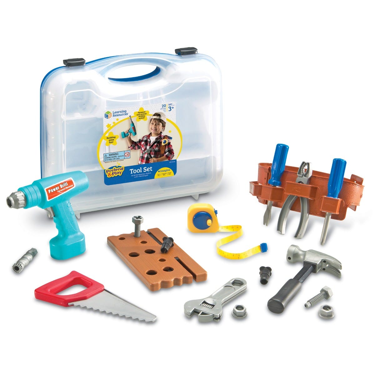 Pretend & Play Work Belt Tool Set, Pretend & Play Work Belt Tool Set,pretend play,children's pretend play, Pretend & Play Work Belt Tool Set,Pretend & Play Work Belt Tool Set Get your little builder ready for a day of imaginative construction fun with our comprehensive Pretend & Play Work Belt Tool Set! This engaging 20-piece playset is perfect for young builders eager to tackle big projects or join in on home improvement tasks alongside Mom and Dad. Featur,Pretend & Play WorkPretend & Play Work Belt Tool S