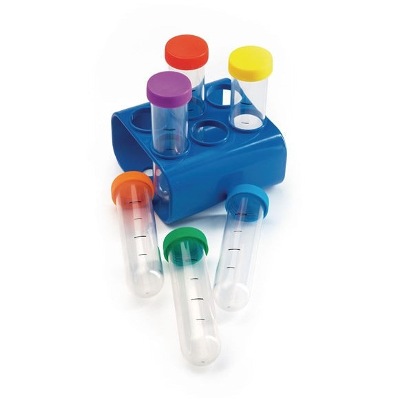 Primary Science® Jumbo Test Tubes with stand, Primary Science® Jumbo Test Tubes with stand,Primary school science resources,early years science resources, Primary Science® Jumbo Test Tubes with stand,Budding scientists will go mad over these durable Primary Science® Jumbo Test Tubes with stand made specifically for hands-on learning. Learning Resources Primary Science Jumbo Test Tubes with Stand. These oversized and colourful science tools are ideal for little hands to grip while supporting hands-on observa