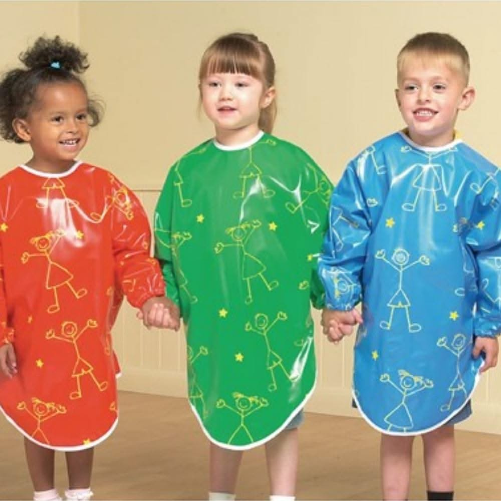 Print Waterplay Overalls - 5-6 Years - Pack of 3, Print Waterplay Overalls - 5-6 Years - Pack of 3, Classroom overalls,classroom smocks,classroom aprons,childrens smocks,childrens aprons,classroom art equipment, Print Waterplay Overalls - 5-6 Years - Pack of 3,The Print Waterplay Overalls - 5-6 Years - Pack of 3 are made from strong, waterproof PVC these Print Waterplay Overalls are perfect for creative and wet play. Complete with sleeves, elasticated wrists with hook and loop fastening. Can be used both in