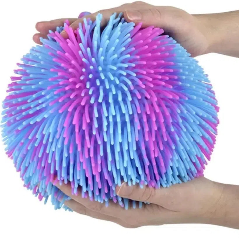 Pufferz Jumbo Puffer Ball, Pufferz Jumbo Puffer Ball,Large puffer ball,giant puffer ball,sensory puffer ball, Pufferz Jumbo Puffer Ball – Squish, Squeeze & Play! Get ready for hours of satisfying sensory fun with the Pufferz Jumbo Puffer Ball! This soft, squishy, and air-filled fidget toy is perfect for tossing, catching, squeezing, and stretching, making it a fantastic stress-relief and sensory tool for all ages. Whether used for play, therapy, or focus support, this oversized puffer ball is designed for i