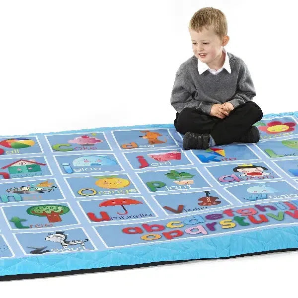 Quilted Alphabet Mat, Quilted Alphabet Mat,Alphabet carpet,educational resources, educational materials, Quilted Alphabet Mat,Quilted Alphabet Mat – A Fun and Interactive Learning Essential Bring the joy of learning and play to any space with the Quilted Alphabet Mat, a bright and engaging resource that combines comfort and education. Designed to keep children entertained while fostering early literacy skills, this colourful mat features vibr,QuiltedQuilted Alphabet Mat – A Fun and Interactive Learning Esse