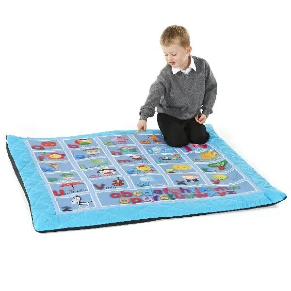 Quilted Alphabet Mat, Quilted Alphabet Mat,Alphabet carpet,educational resources, educational materials, Quilted Alphabet Mat,Quilted Alphabet Mat – A Fun and Interactive Learning Essential Bring the joy of learning and play to any space with the Quilted Alphabet Mat, a bright and engaging resource that combines comfort and education. Designed to keep children entertained while fostering early literacy skills, this colourful mat features vibr,QuiltedQuilted Alphabet Mat – A Fun and Interactive Learning Esse