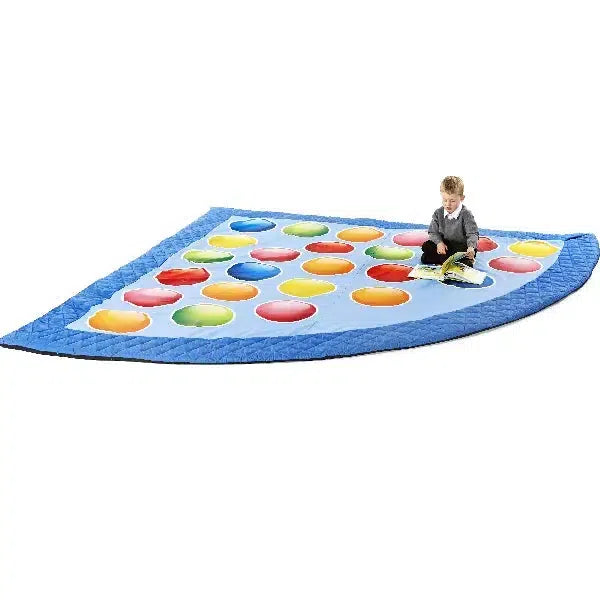 Quilted Quarter Circles Mat, Quilted Quarter Circles Mat,Indoor Outdoor Quarter Circle Mat.Outdoor play mat,outdoor EYFS equipment, Quilted Quarter Circles Mat,Quarter Circle Mat – The Perfect Corner Solution for Learning and Play Create an engaging and comfortable space with the Quarter Circle Mat, a versatile and practical addition to any classroom or play area. Designed to fit neatly into corners, this mat is perfect for maximising space while providing a vibrant andQuarter Circle Mat – The Perfect Corne