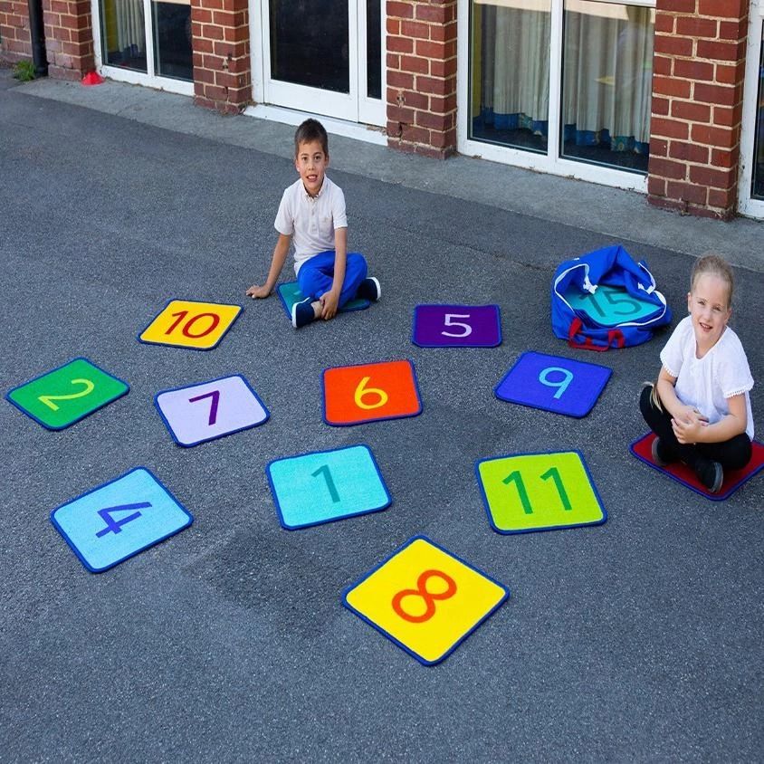 Rainbow 1-24 Numbers Mini Mat Squares & Holdall, Rainbow 1-24 Numbers Mini Mat Squarel,Rainbow Square mats with holdall,Outdoor soft play mats,outdoor balancing resources toys,outdoor seating for schools,outdoor classroom ideas, Rainbow 1-24 Numbers Mini Mat Squares & Holdall,Brightly coloured 1 to 24 number mini mats,great for basic group numeracy skills. The Rainbow 1-24 Numbers Mini Mat Squares & Holdall set features distinctive and brightly coloured, child friendly designs designed to encourage learning