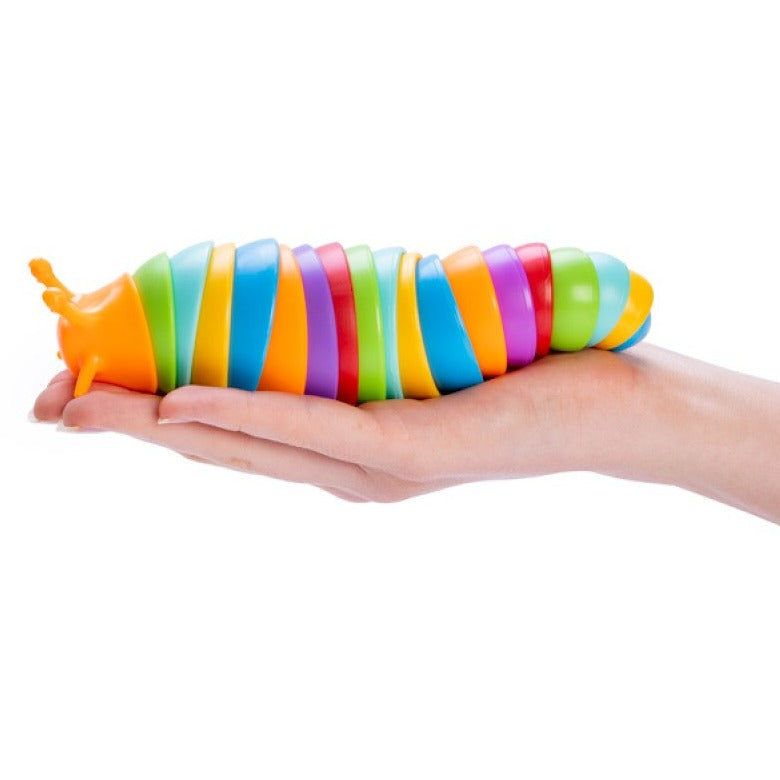 Rainbow Fidget Slug, Rainbow Fidget Slug sensory slug,sensory fidget toy,,Sensory Toys, Special Needs Toys, Stretchy centipede, Stretchy character, Tentacle centipede toy, tactile toys, stretchy and squidgy toys, Rainbow Fidget Slug,Rainbow Fidget Slug - Dive into a world of flexible fun with the Rainbow Fidget Slug, the ultimate fidget toy designed to captivate with its vibrant colours and unique, highly flexible 3D articulated design. Perfectly sized for small hands and built to be ultra-portable, thisRai