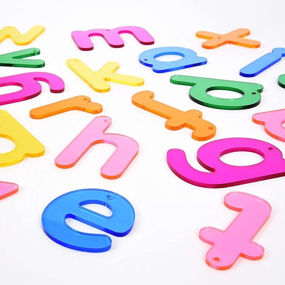 Rainbow Letters Pack of 26, Rainbow Letters Pack of 26,light box sensory resources,classroom numeracy resources,early years literacy resources, Rainbow Letters Pack of 26,The TickiT® Rainbow Letters set is a vibrant and engaging resource designed to support early literacy development. Crafted from colourful clear acrylic, these tactile letters captivate children’s attention, making learning the alphabet and recognising letters a fun and interactive experience. Each letter is designedThe TickiT® Rainbow Lett