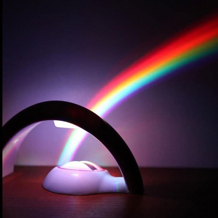 Rainbow projector light, rainbow projector light,rainbow light,rainbow light,rainbow in my room,rainbow light on my room,sensory light,sensory lighting,sensory rainbow light,eureka my very own rainbow, Rainbow projector light,Rainbow Projector Light – Bring the Magic of a Rainbow into Your Room! Transform your space into a dazzling wonderland with the enchanting Rainbow Projector Light. Using multi-coloured LEDs, this magical gadget projects a vibrant, lifelike rainbow that stretches across your walls and c