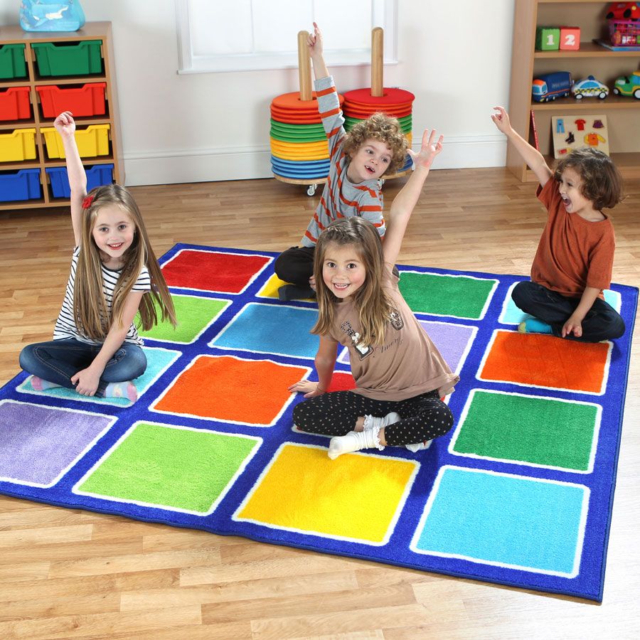 Rainbow Square Placement Carpet, Rainbow Square Placement Carpet,rainbow square carpet,carpets and mats,furniture,early years resources, educational resources, educational materials, childrens learning carpets, Rainbow Square Placement Carpet,This highly colourful 2 x 2m Rainbow™ Square Placement Carpet is great for reading areas or just a bright addition to the classroom or nursery environment. The Rainbow™ Square Placement Carpet has block colours and will surely brighten up your classroom Distinctive and