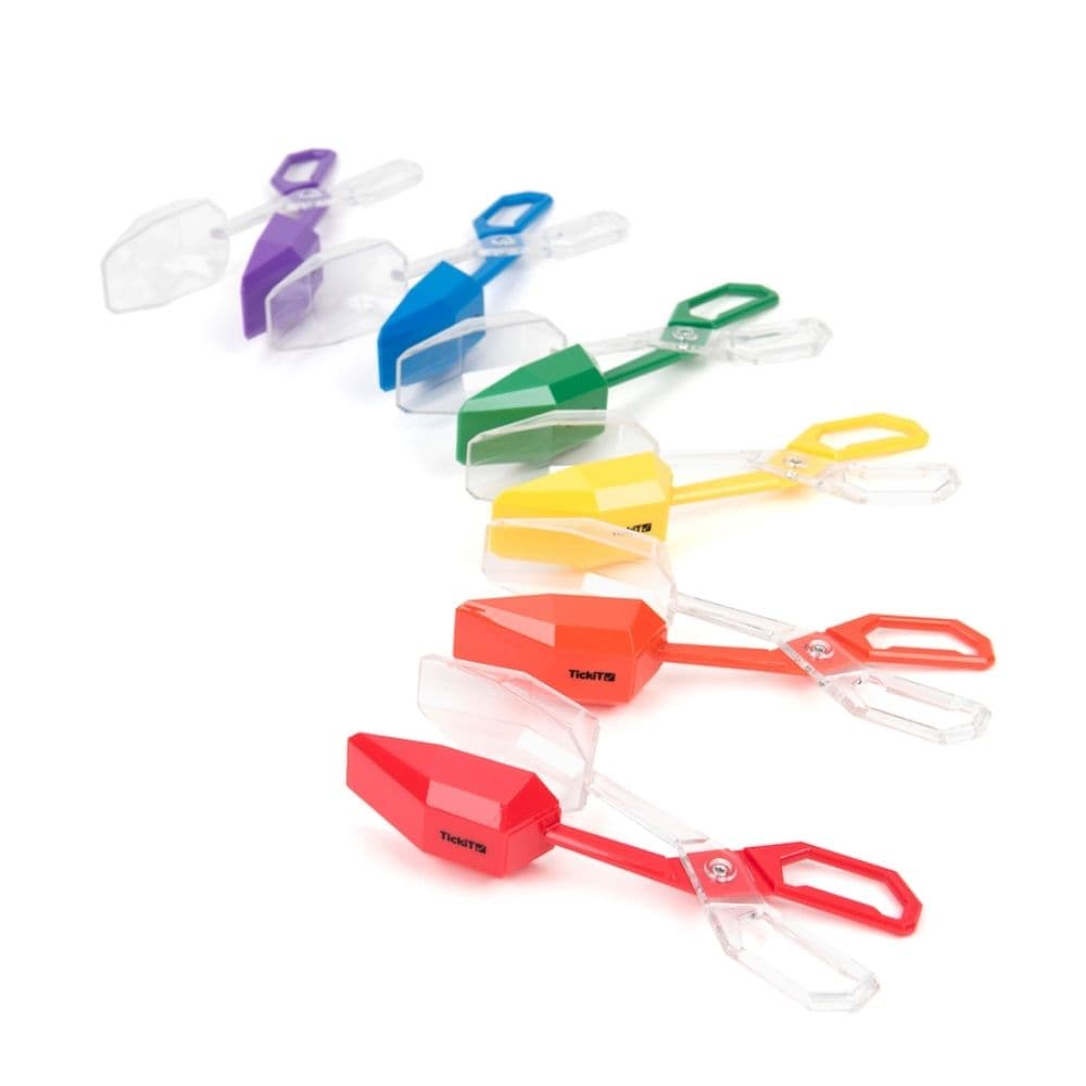 Rainbow Tongs Set of 6, Rainbow Tongs Set of 6,science essentials,science,early years resources, educational resources, educational materials, children's learning resources, childrens learning materials, teaching resources for children, teaching material for children, Rainbow Tongs Set of 6,The TickiT® Rainbow Tongs Set of 6 is a vibrant, engaging tool for young children to develop essential fine motor skills and observational abilities. Each set includes six tongs, each in a different colour of the rainbow