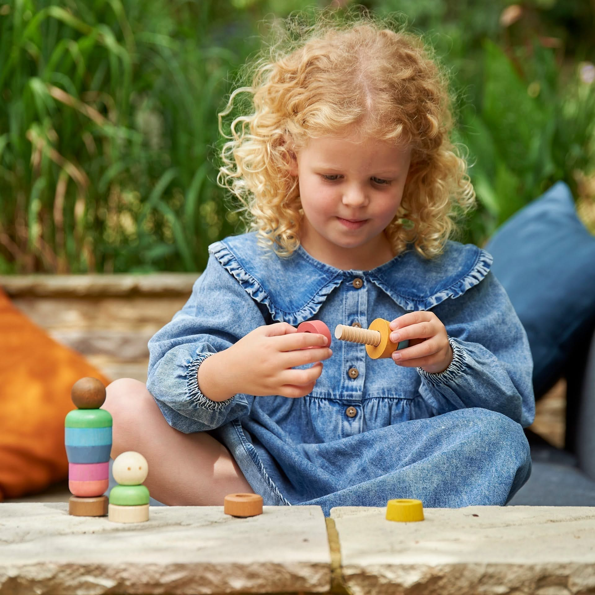 Rainbow Wooden Community People, Rainbow Wooden Community People,TickIT Rainbow Wooden Community People,Rainbow Wooden Community People 5 PACK, Rainbow Wooden Community People,The TickiT® Rainbow Wooden Community People set is a versatile resource for engaging small world play. These beautifully crafted figures are made from smooth, solid beechwood and come in five diverse skin tones, encouraging children to explore themes of diversity, inclusion, and community. Each figure has threadedThe TickiT® Rainbow W