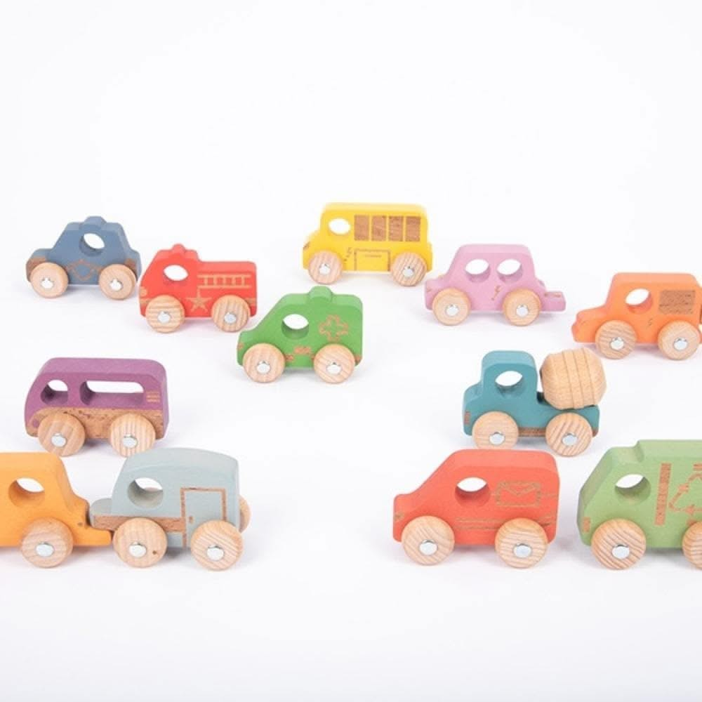 Rainbow Wooden Vehicles Set - Pk12, Rainbow Wooden Vehicles Set - Pk12,Rainbow wooden play resources, Rainbow natural play resources,Heuristic Play babies,baby Heuristic Play,toddler Heuristic Play,Heuristic Play resources,Heuristic Play ideas, Rainbow Wooden Vehicles Set - Pk12,The TickiT® Rainbow Wooden Vehicles Set is the perfect collection for young transport enthusiasts! Crafted from smooth, solid beechwood, each vehicle in this delightful set showcases a beautiful woodgrain finish in the seven vibrant