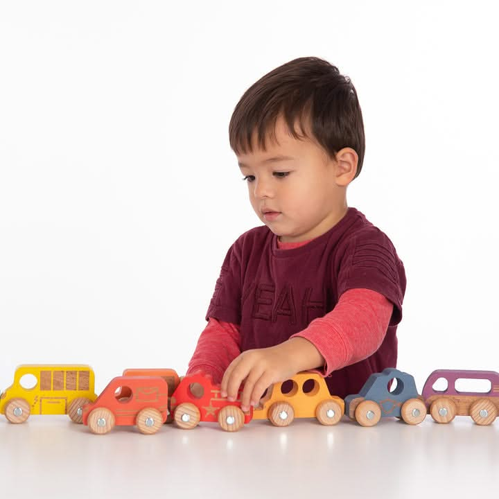 Rainbow Wooden Vehicles Set - Pk12, Rainbow Wooden Vehicles Set - Pk12,Rainbow wooden play resources, Rainbow natural play resources,Heuristic Play babies,baby Heuristic Play,toddler Heuristic Play,Heuristic Play resources,Heuristic Play ideas, Rainbow Wooden Vehicles Set - Pk12,The TickiT® Rainbow Wooden Vehicles Set is the perfect collection for young transport enthusiasts! Crafted from smooth, solid beechwood, each vehicle in this delightful set showcases a beautiful woodgrain finish in the seven vibrant