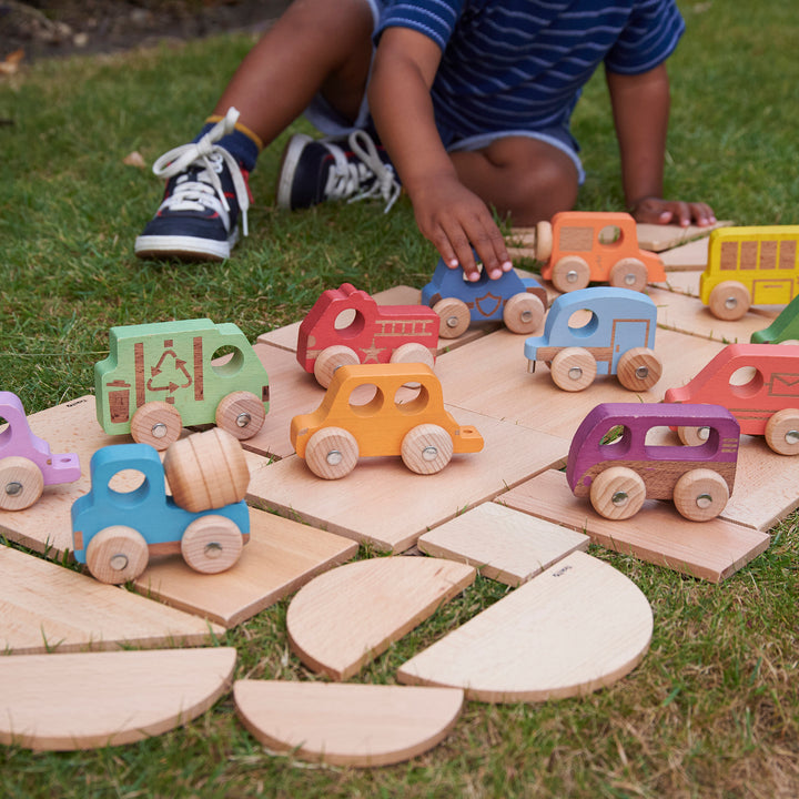 Rainbow Wooden Vehicles Set - Pk12, Rainbow Wooden Vehicles Set - Pk12,Rainbow wooden play resources, Rainbow natural play resources,Heuristic Play babies,baby Heuristic Play,toddler Heuristic Play,Heuristic Play resources,Heuristic Play ideas, Rainbow Wooden Vehicles Set - Pk12,The TickiT® Rainbow Wooden Vehicles Set is the perfect collection for young transport enthusiasts! Crafted from smooth, solid beechwood, each vehicle in this delightful set showcases a beautiful woodgrain finish in the seven vibrant