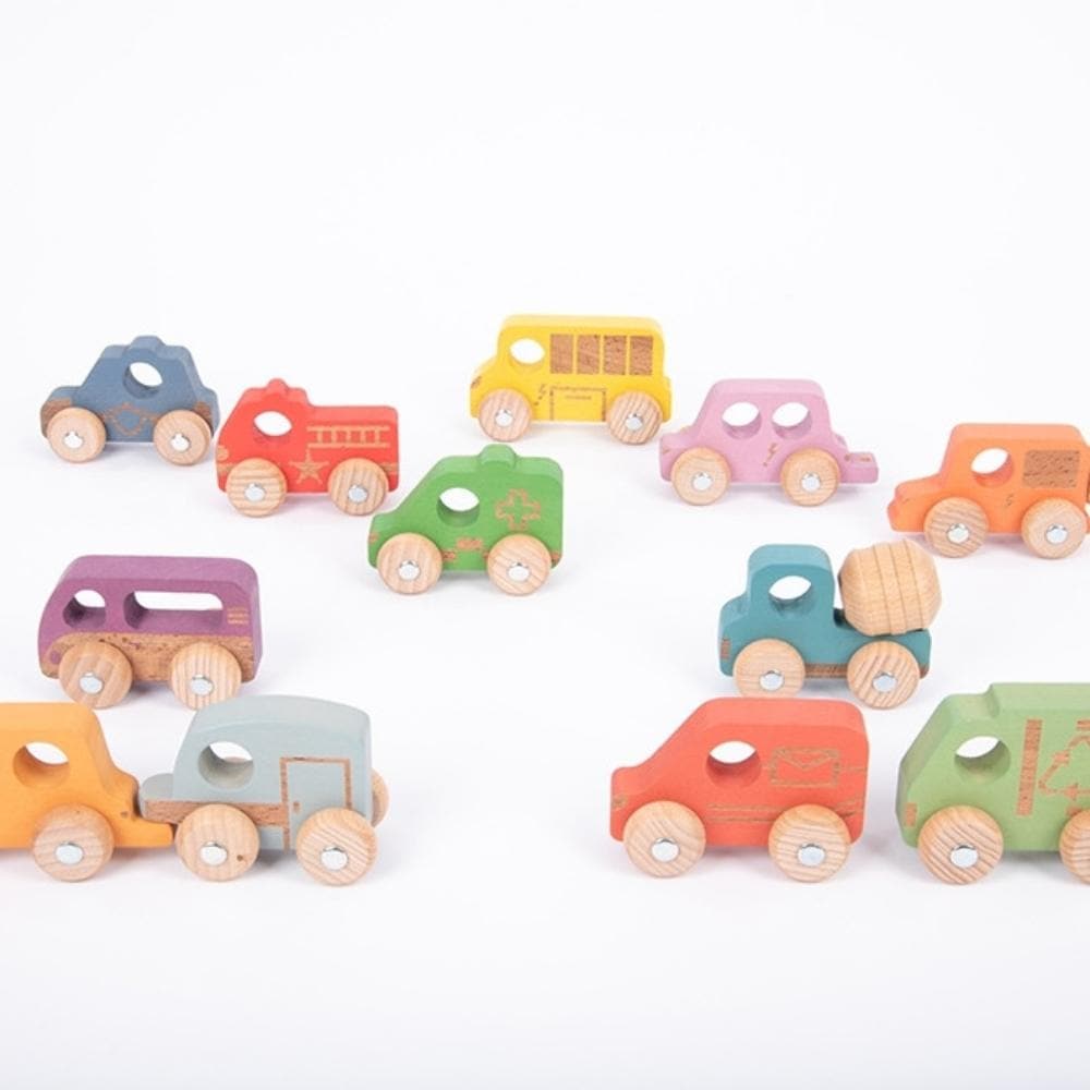 Rainbow Wooden Vehicles Set - Pk12, Rainbow Wooden Vehicles Set - Pk12,Rainbow wooden play resources, Rainbow natural play resources,Heuristic Play babies,baby Heuristic Play,toddler Heuristic Play,Heuristic Play resources,Heuristic Play ideas, Rainbow Wooden Vehicles Set - Pk12,The TickiT® Rainbow Wooden Vehicles Set is the perfect collection for young transport enthusiasts! Crafted from smooth, solid beechwood, each vehicle in this delightful set showcases a beautiful woodgrain finish in the seven vibrant