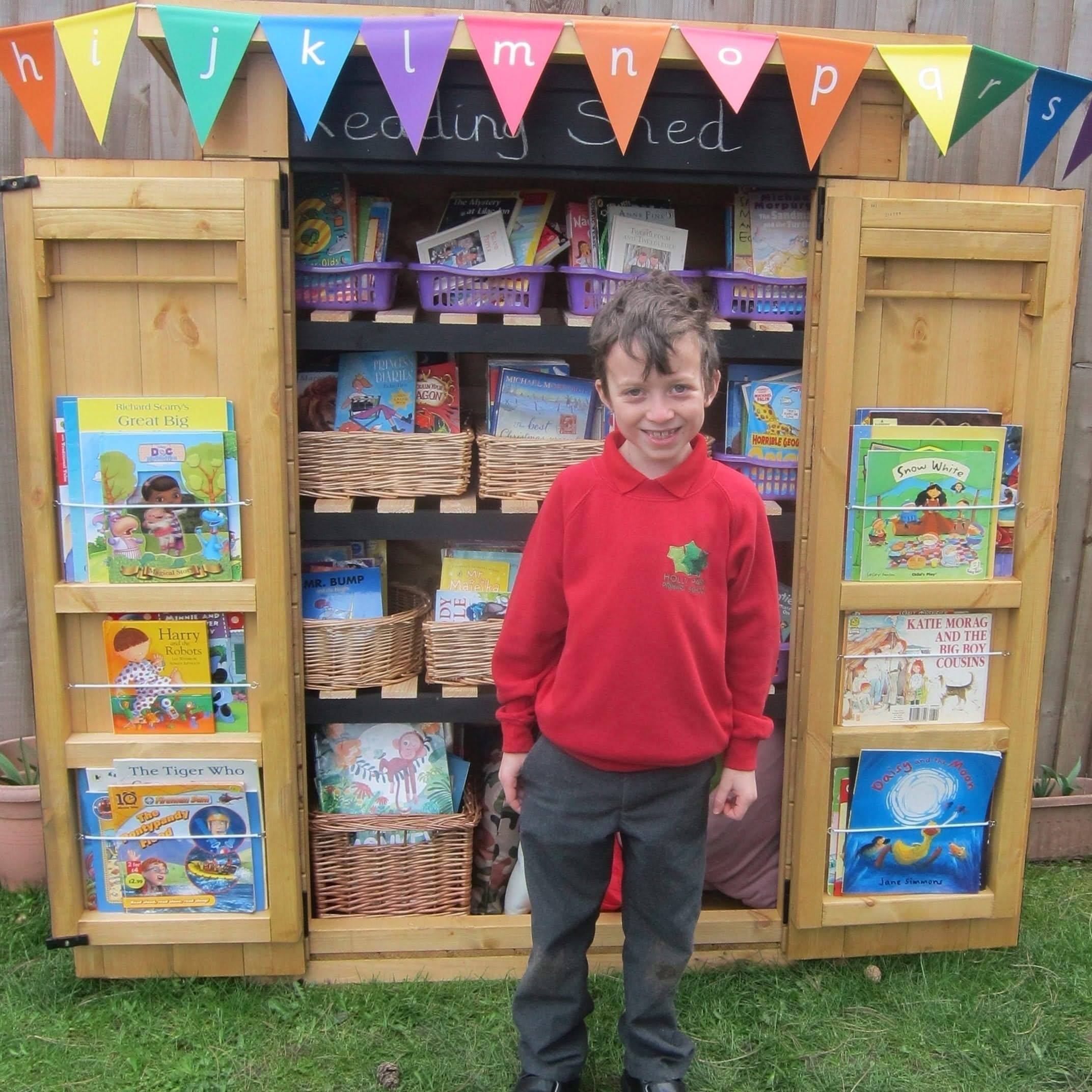 Reading Shed, Reading Shed,EYFS Outdoor storage equipment,School outdoor storage equipment,Outdoor EYFS Roleplay resources,Outdoor roleplay equipment,Children's role play resources,EYFS Equipment, Reading Shed,Outdoor Reading Shed – A Creative Learning Space Transform your outdoor area into an imaginative and engaging learning hub with the Reading Shed. Designed to foster a love of reading and storytelling, this shed offers a versatile space for children to explore books, story props, and phonics resources 