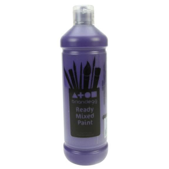 Ready Mixed Paint 600ml Purple, Ready Mixed Paint 600ml Readymix Liquid Paint 600ml purple,Brian Clegg ready mixed paint,school ready mixed paint,classroom ready mixed paint,Readymix Liquid Paint 600ml purple, Ready Mixed Paint 600ml Purple,Great value ready-mix paint from Brian Clegg, ideal for primary and secondary schools. This paint has a rich, high-saturation colour and a smooth cream consistency making it a pleasure to use. The packaging is super-clear allowing the vibrancy of the colour to shine thro