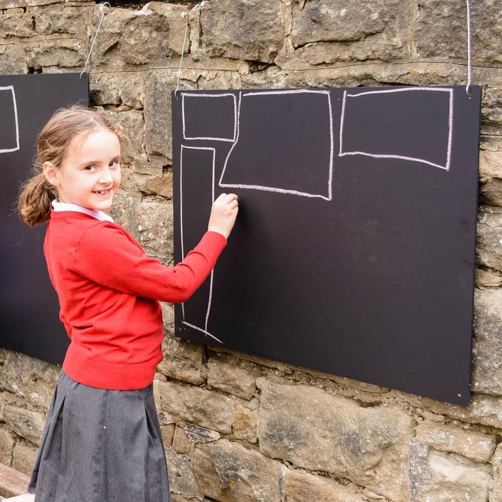 Rectangular Chalkboard, Rectangular Chalkboard,Outdoor Mark making,outstanding mark making activities,activity Chalkboard,outdoor art equipment,outdoor sensory toys and mirrors,sensory garden furniture, Rectangular Chalkboard,Rectangular Chalkboards – Practical and Durable Writing Surfaces Elevate creativity and functionality with Rectangular Chalkboards, perfect for both indoor and outdoor use. These high-quality chalkboards are coated with multiple layers of chalkboard paint, providing an authentic matte 