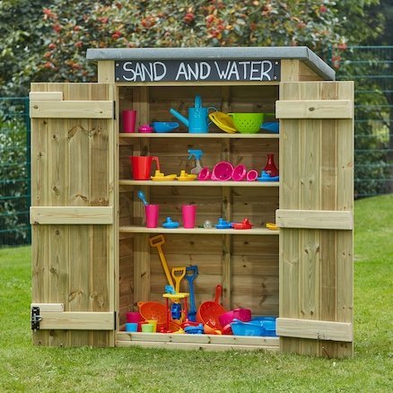 Sand And Water Activity Shed, Sand And Water Shed,EYFS Waterplay resources, EYFS Outdoor toys,Outdoor EYFS Roleplay resources,Outdoor roleplay equipment,Children's role play resources,EYFS Equipment, Sand And Water Activity Shed,This Sand and Water Shed will store a wide range of resources to create an exciting and engaging outdoor learning environment. This Sand And Water Shed is perfect for storing all of your sand and water equipment. You can also store your metre high guttering and all yourThis Sand and