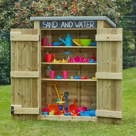 Sand And Water Activity Shed, Sand And Water Shed,EYFS Waterplay resources, EYFS Outdoor toys,Outdoor EYFS Roleplay resources,Outdoor roleplay equipment,Children's role play resources,EYFS Equipment, Sand And Water Activity Shed,This Sand and Water Shed will store a wide range of resources to create an exciting and engaging outdoor learning environment. This Sand And Water Shed is perfect for storing all of your sand and water equipment. You can also store your metre high guttering and all your other sand a