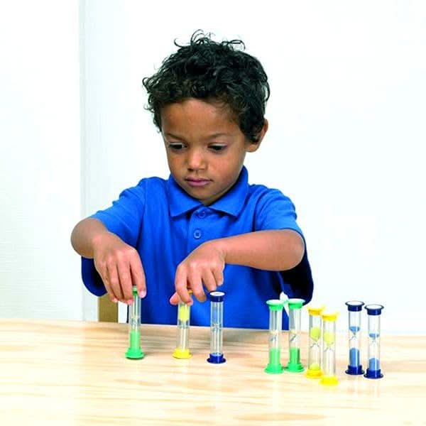 Set of 30 Mixed Mini Sand Timers 1, 3 & 5 Minute, Set of 30 Mixed Mini Sand Timers 1, 3 & 5 Minute,small sand timers,autism sand timer resources,sensory resources,special needs timer resources for classroom, Set of 30 Mixed Mini Sand Timers 1, 3 & 5 Minute,The Pack of 30 Robust Colour Coordinated Sand Timers is perfect for ensuring accurate interval times for individual pupil use. Whether in science or mathematics lessons, these sand timers are an ideal tool for teachers and students alike.This set includes