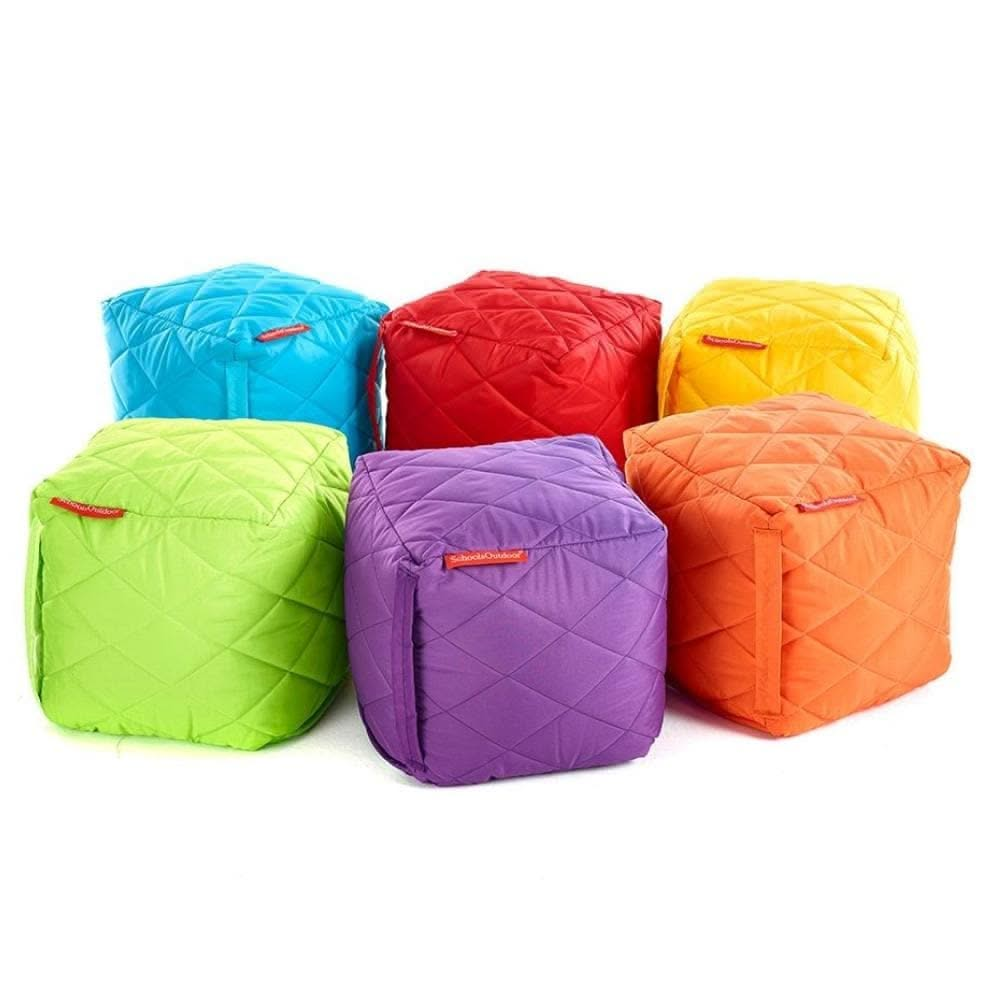 Small Quilted Bean Bag Cubes Set of 6, Small Quilted Bean Bag Cubes Set of 6,childrens quilted beanbag,sensory room cushion,childrens quilted beanbag,beanbag,large quilted bean bags,extra large bean bags,floor cushions,floor beanbags,bean bags,cheap beanbags,sensory cushion,rompa cushions,rompa toys,roma sensory,bean bag Bazaar Bag, Small Quilted Bean Bag Cubes Set of 6,Small Quilted Bean Bag Cubes – Versatile and Fun Seating for Early Years The Small Quilted Bean Bag Cubes are designed with preschool and f