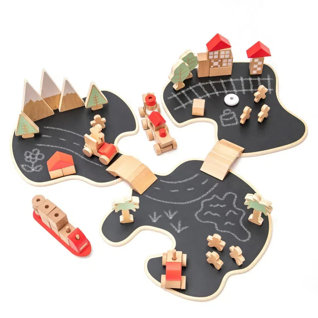 Small World Wooden Story Island Set 68pk, Small World Wooden Story Island Set 68pk,children's wooden toys,children's imaginative play, Small World Wooden Story Island Set – A Magical Open-Ended Play Experience Let creativity take centre stage with the Small World Wooden Story Island Set, a beautifully crafted 68-piece wooden playset designed to inspire collaborative storytelling and imaginative play. Whether used at home, in nurseries, or in educational settings, this versatile set encourages children to cr