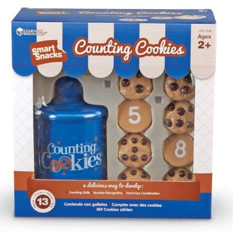 Smart Snacks Counting Cookies, Smart Snacks Counting Cookies,Learning Resources Smart Snacks Counting Cookies,number recognition games,numeracy resources,school numeracy resources,school classroom resources, Smart Snacks Counting Cookies,Who says learning can't be delicious? The Smart Snacks Counting Cookies set is designed to make the learning process irresistibly fun for your little ones. Packed in an adorable cookie jar, this set includes 11 creatively designed chocolate chip cookies to help children wit