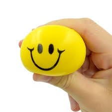 Smiley Stress Ball, sensory ball,smiley face ball,smiley face ball,sensory spikey ball,spikey ball,sensory ball,tactile ball,fidget toy ball,spongy textured ball,sensory toy,sensory toy ball,discount warehouse prices, Smiley Stress Ball,Smiley Stress Ball Brighten your day with the cheerful Smiley Stress Ball! This ultra-light, squeezable yellow stress ball features a charming smiley face that’s as appealing as it is calming. Perfect for stress relief, fidgeting, or playful activities, this delightful ballS