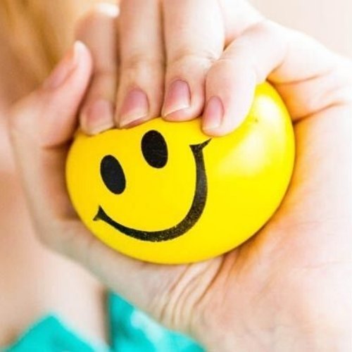 Smiley Stress Ball, sensory ball,smiley face ball,smiley face ball,sensory spikey ball,spikey ball,sensory ball,tactile ball,fidget toy ball,spongy textured ball,sensory toy,sensory toy ball,discount warehouse prices, Smiley Stress Ball,Smiley Stress Ball Brighten your day with the cheerful Smiley Stress Ball! This ultra-light, squeezable yellow stress ball features a charming smiley face that’s as appealing as it is calming. Perfect for stress relief, fidgeting, or playful activities, this delightful ballS