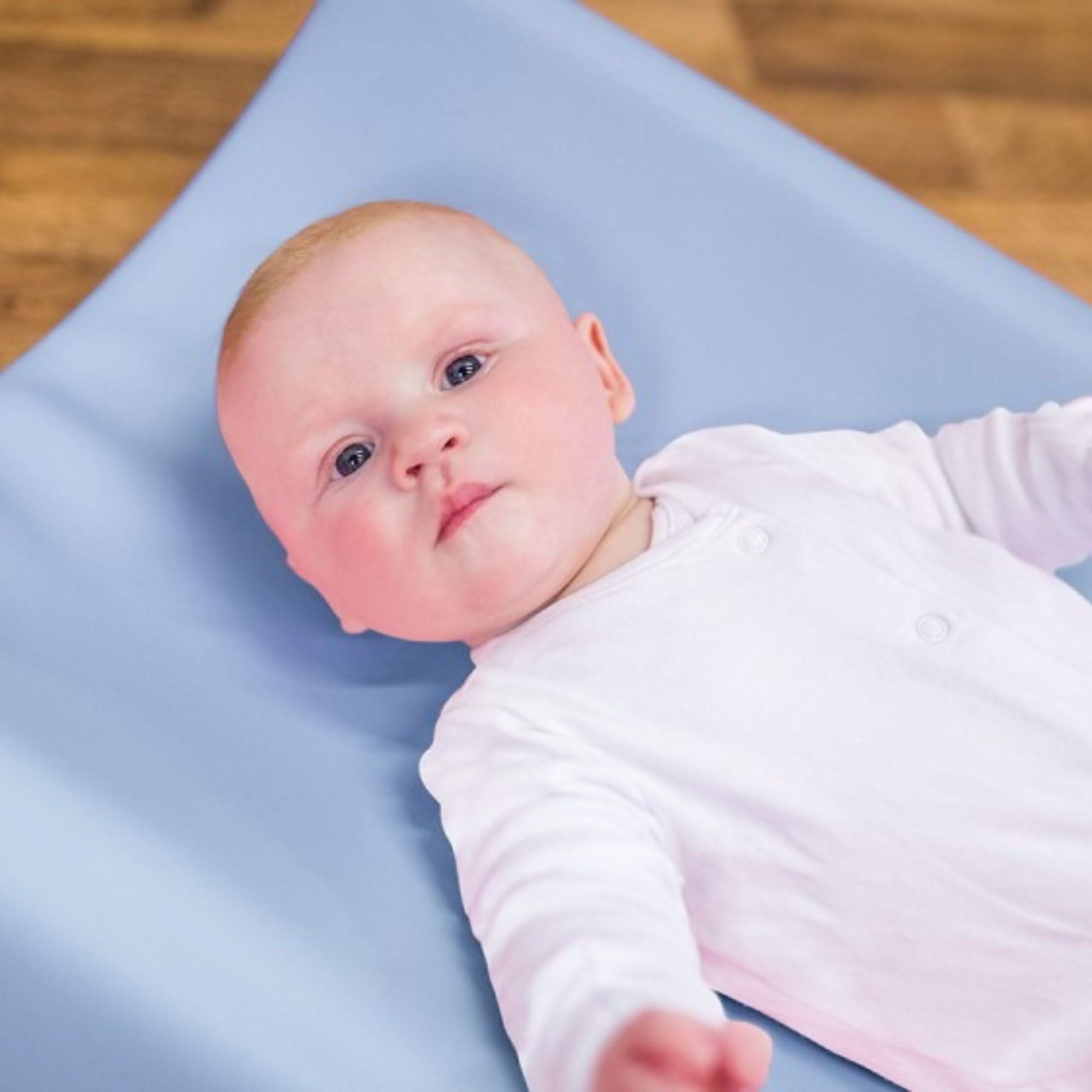 Snoozeland™ Changing Mat Light Blue Pack of 3, Snoozeland™ Changing Mat Light Blue Pack of 3,Baby changing mats,Nursery baby changing mats,nursery baby change equipment,baby changing resources,EYFS baby changing, Snoozeland™ Changing Mat Light Blue Pack of 3,The Snoozeland™ Changing Mat Light Blue is our toughest professional changing mat for use on its own or on changing tables or units. The Snoozeland™ Changing Mat Light Blue has a deep profiled foam design forms a concave surface to gently hold active an