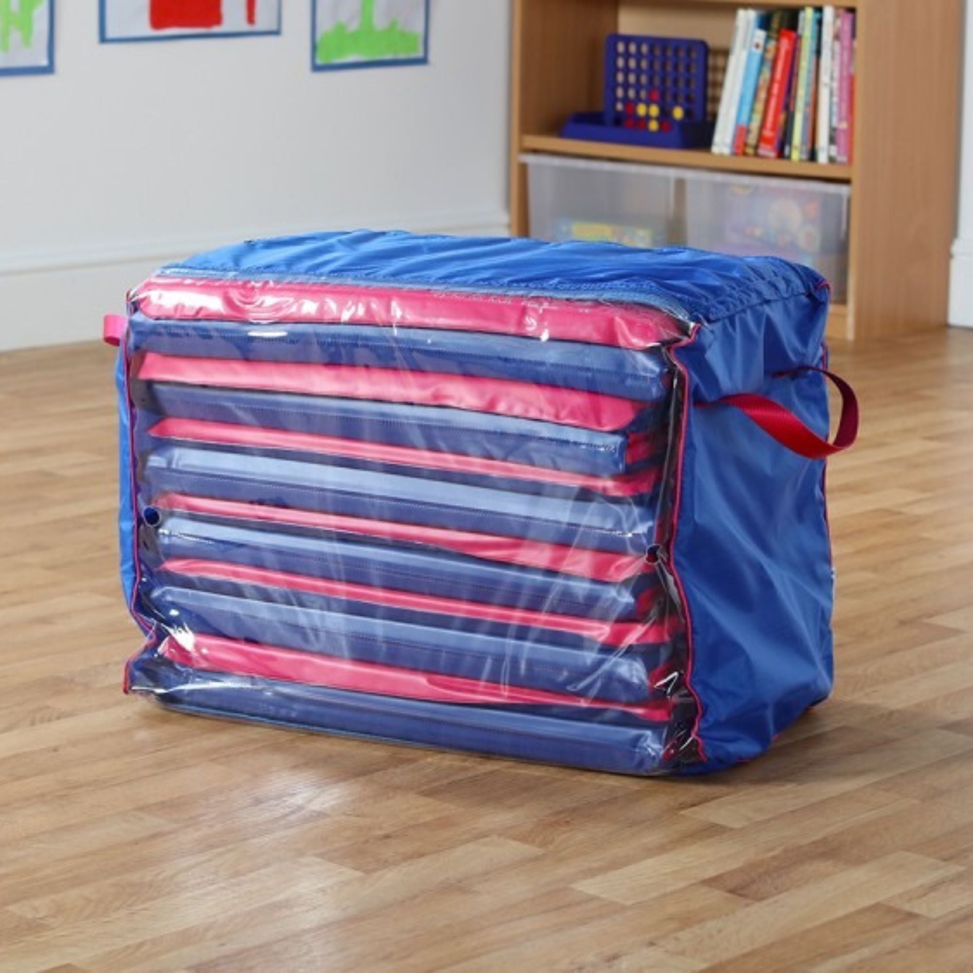 Snoozemat Holdall with 6 Snoozemat Silver Mats, Snoozemat Holdall with 6 Snoozemat Silver Mats,Snoozemat Holdall with 6 Snoozemat gold Mats,Literacy Carpets and Mats and Rugs,classroom carpets,classroom rugs,classroom mats, Snoozemat Holdall with 6 Snoozemat Silver Mats,Easy to store and use sleep mats perfect for Early years and Nursery settings, these sleep mats are soft and comfortable and easy to keep clean with a quick wipe down. Holdall with 6 Snoozemat® Silver mats Basic tough rest mat, with welded s