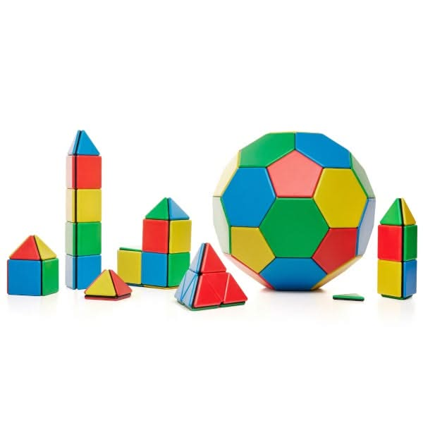 Solid Magnetic Polydron Essential Shapes Set, Solid Magnetic Polydron Essential Shapes Set,Polydron Class Set,Polydron,Polydron toys,Polydron construction,construction resources,polydron, Solid Magnetic Polydron Essential Shapes Set – Unlock Creativity and Learning Through Magnetic Geometry The Solid Magnetic Polydron Essential Shapes Set is an interactive and engaging construction kit, designed to introduce children to geometry, construction, and magnetism in a fun and hands-on way. With 104 magnetic piece