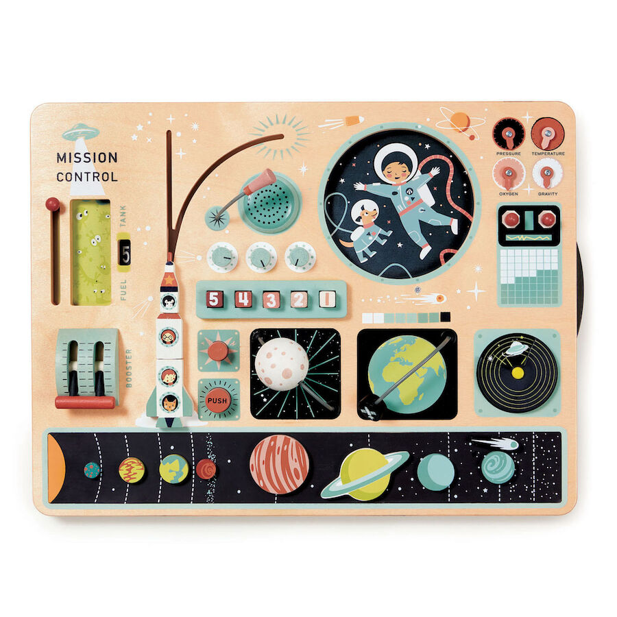 Space Station Busy Board, Space Station Activity Board,Wooden toys,TTS resources discount coupons,Space Station Activity Board, Space Station Busy Board,Space Station Busy Board Designed and crafted by Tender Leaf Toys, the Space Station Busy Board brings the wonders of intergalactic exploration into the hands of young astronauts. This beautifully illustrated plywood platform offers an array of interactive activities,Space Station Busy Board Designed and crafted by Tender Leaf Toys, the Space Station Busy B