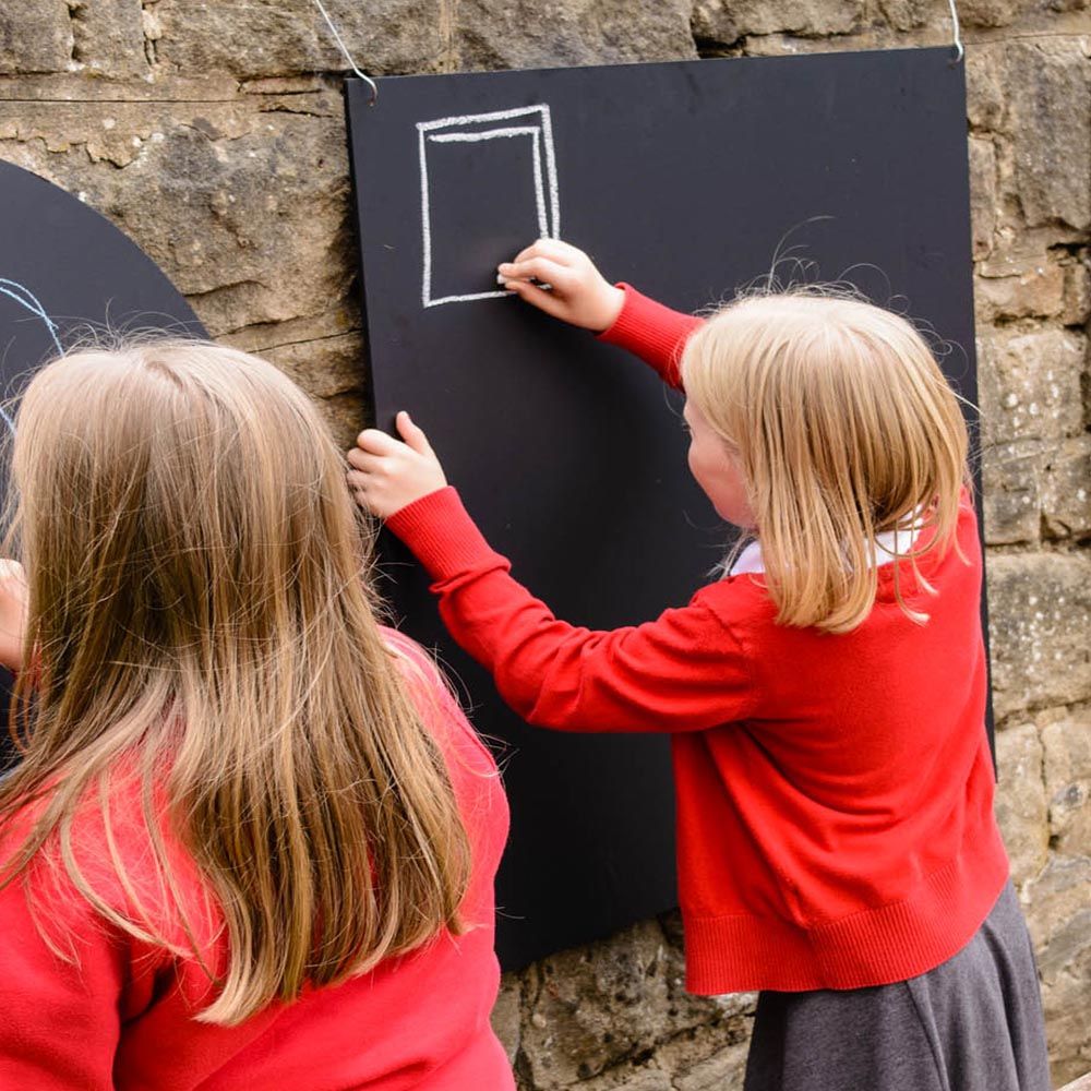 Square Chalkboard, Square Chalkboard,playground Chalkboard,Outdoor Mark making,outstanding mark making activities,activity Chalkboard,outdoor art equipment,outdoor sensory toys and mirrors,sensory garden furniture, Square Chalkboard,The Square Chalkboards are coated in several layers of high quality chalkboard paint giving it that authentic matte finish. Usable with chalks and chalk pens (not included). These Square Chalkboards can be fixed to the wall, using the pre-drilled holes, enabling desired position