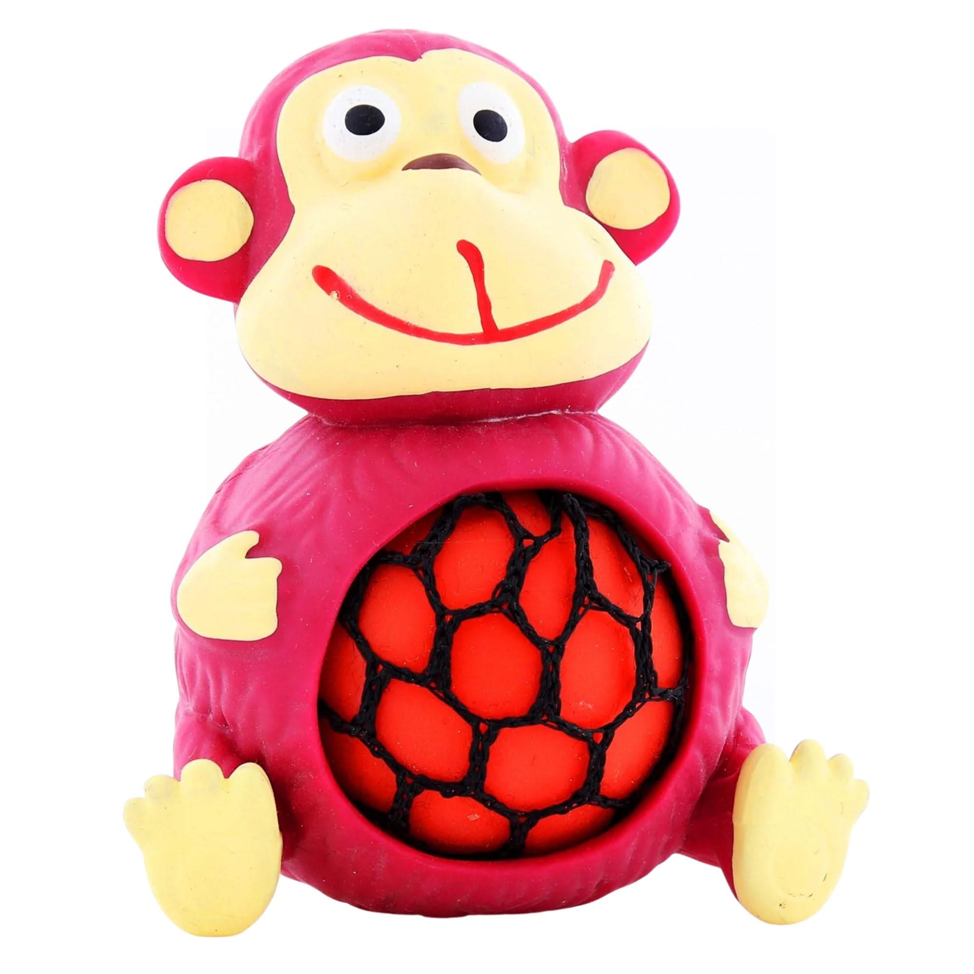 Squeezy Meshables Monkey, Squeezy Meshables Monkey,sensory toys,fidget toys,sensory toys,Fidget ball,Stress ball toys, Squeezy Meshables Monkey – A Squishy, Stress-Relieving Sensory Toy! Get ready for endless tactile fun with the Squeezy Meshables Monkey! This adorable, squishy fidget toy is perfect for relieving stress, keeping hands busy, and bringing joy to kids and adults alike. Featuring a hidden mesh ball inside its tummy, this playful monkey provides a unique sensory experience that’s satisfying, eng