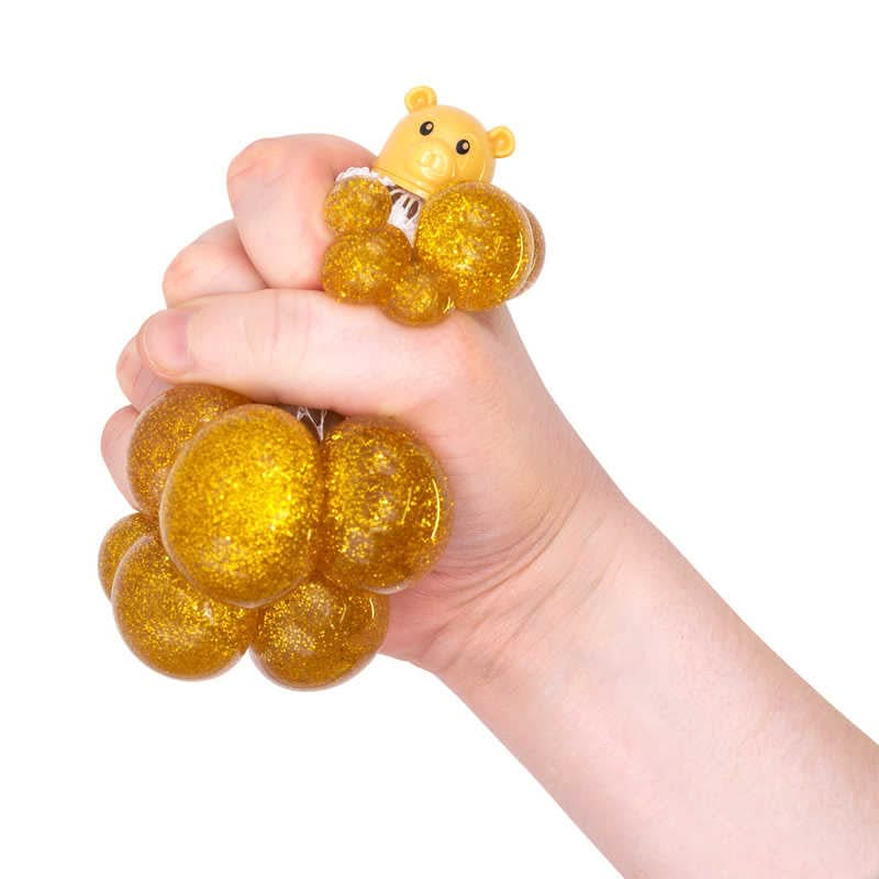 Squishy Mesh Pet Gold Bear, Squishy Mesh Pet Gold Bear,Squishy Mesh Ball Fidget Toy,Mesh Ball,Mesh ball toy, squeezy mesh ball,tactile toys, Squishy Mesh Pet Gold Bear,Squishy Mesh Pet Gold Bear – A Sensory Toy with a Cute Twist Meet the Squishy Mesh Pet Gold Bear, a charming and captivating sensory toy that combines stress relief with a touch of cuteness. This gel-filled ball is encased in a soft net mesh and topped with an adorable golden bear head, making it as delightful to lookSquishy Mesh Pet Gold Bea