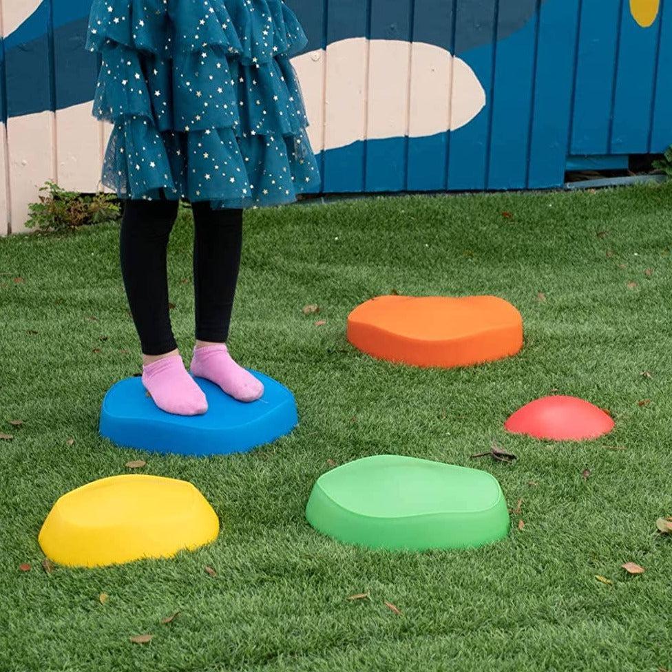 Stackable Stepping Stone Set, Stackable Stepping Stone Set,Balance stepping stones,Weplay toys, weplay balance toy,balancing resources, eyfs balance resources,balance toys,balancing toys for children,special needs,autism toys, Stackable Stepping Stone Set,Introducing our stacking stepping stones, the perfect activity to boost balance and coordination skills in children while keeping them entertained for hours. Crafted with a durable and non-slip bottom, these stepping stones provide a safe playing environme