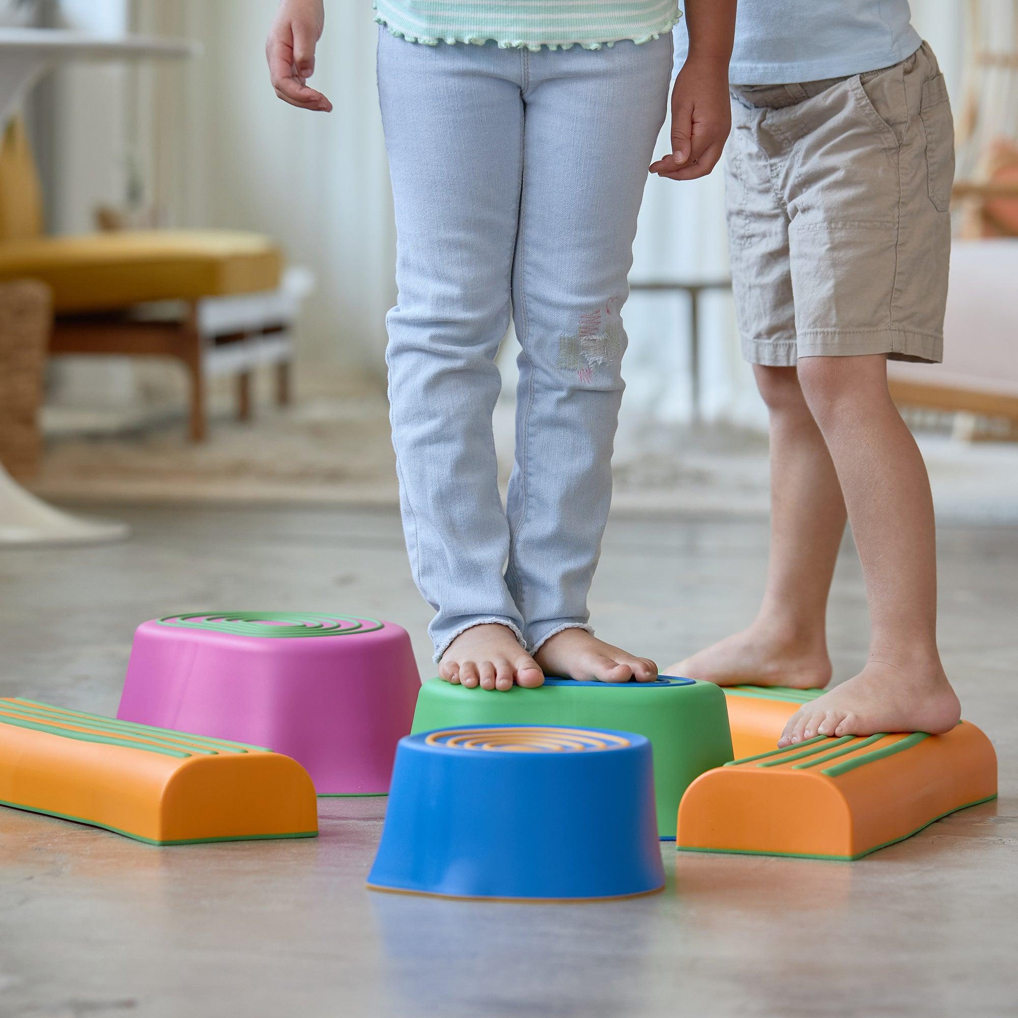 Step a forest balance set, Step A Forest Balance Set - 24 Pieces,Forest Balance Path Set,Children's Balance Path,special needs balancing path toys,special needs balancing toys,balance games,balance walk path, Step a forest balance set,Children will have fun building and walking on the forest balance paths they create with the Step-a-Forest balance set. The Step a forest balance comes complete with trails and stumps which act as excellent balance beams to coordinate children's gross motor, balance andChildre